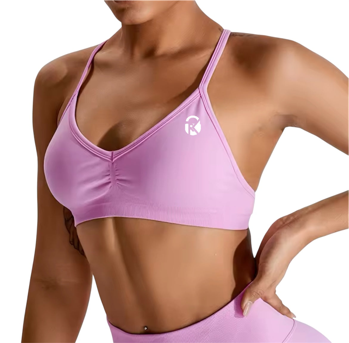 Top soft elegant push up con ajuste halter y tirantes removibles